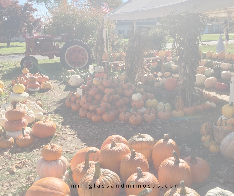 NJ Fall pumpkin roadside stand