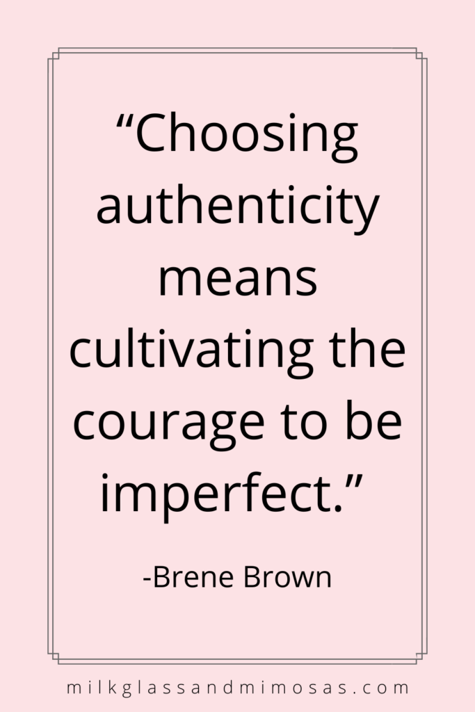 choosing authenticity quote